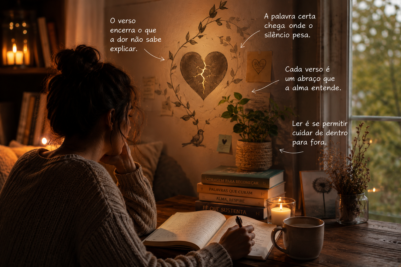 Como os versos ajudam na cura emocional